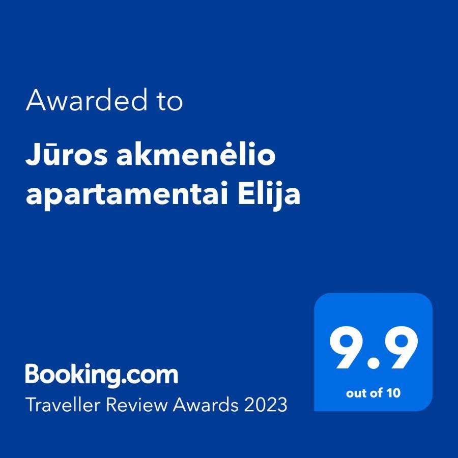 Juros Akmenelio Apartamentai Elija Šventoji Exteriör bild